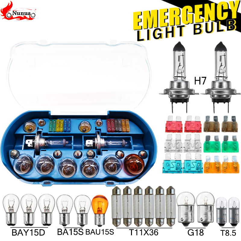 Auto Notfall Lampe T8,5 T10 G18 H1 H4 H7 Nebel Licht Drehen Lampe Scheinwerfer Birne BA15S BAU15S Bucht15D Auto Halogen Ersatz Licht SICHERUNG: Gelb