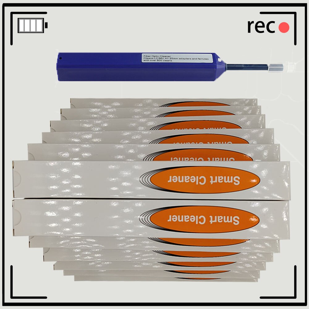 Bolígrafo limpiador de fibra óptica LC/SC/FC/ST, 1,25mm, 2,5mm, identificador de fibra óptica con un clic, herramienta de limpieza de conectores Sc