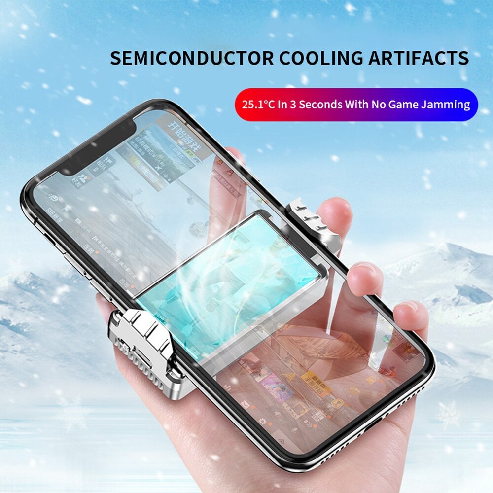 Pinzheng Mobiele Telefoon Radiator Cooler Cooling Voor Xiaomi Iphone Huawei Samsung Telefoon Universele Draagbare Houder Koellichaam