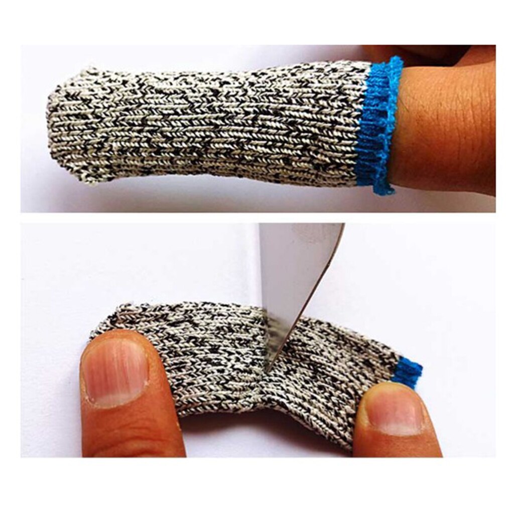 Silikone tommelfinger kniv høst plante kniv anti-cut finger cover havearbejde havetilbehør