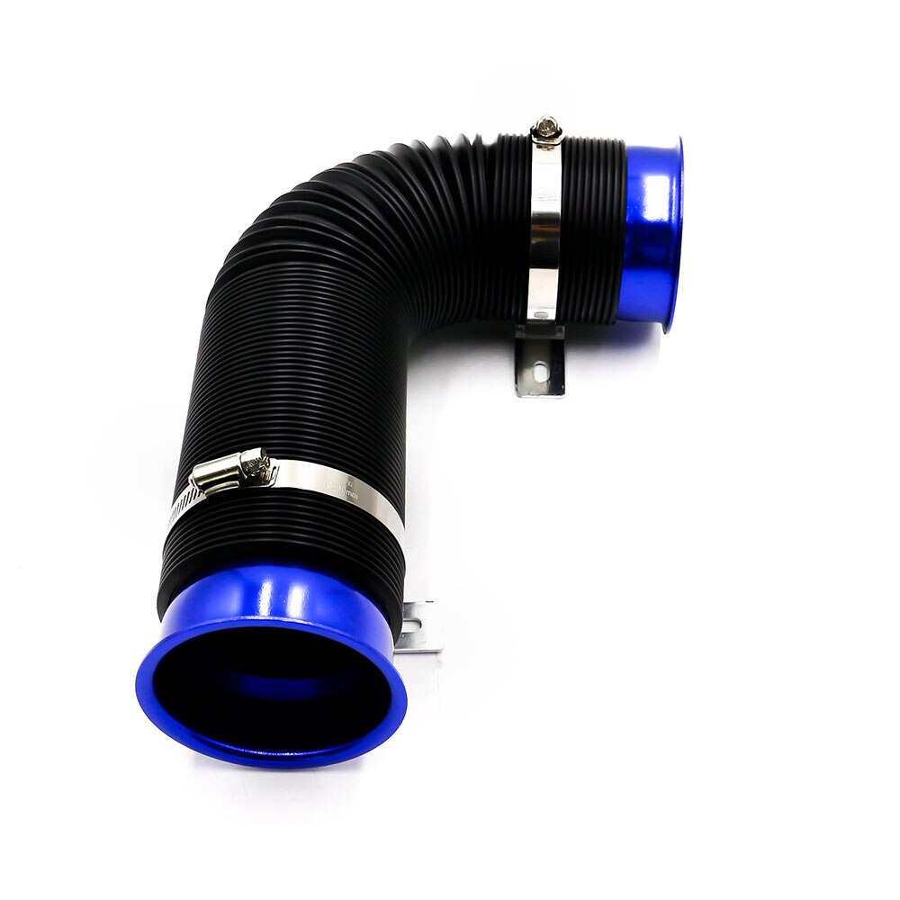 Car modification supplies telescopic tube ventilation tube intake air pipe 76MM expandable cold air intake kit