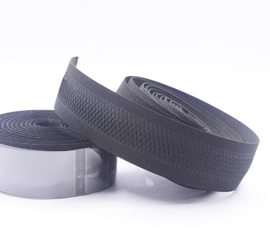 Promend Racefietsen Fiets Stuurlint Balck Mesh Antislip Waterdichte Bartape Zachte Eva Spons Tape Zwart: Black