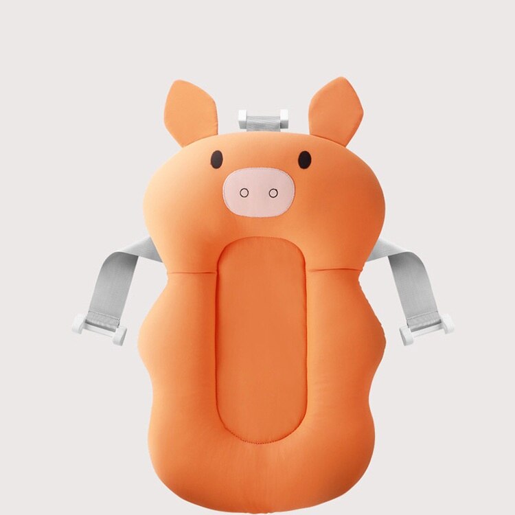 Cartoon Effen Pig Kinderen Bad Antislip Seat Safe Douche Pad Mooie Dierlijke Vorm Comfortabele Stof Wetenschap Carve Gezonde