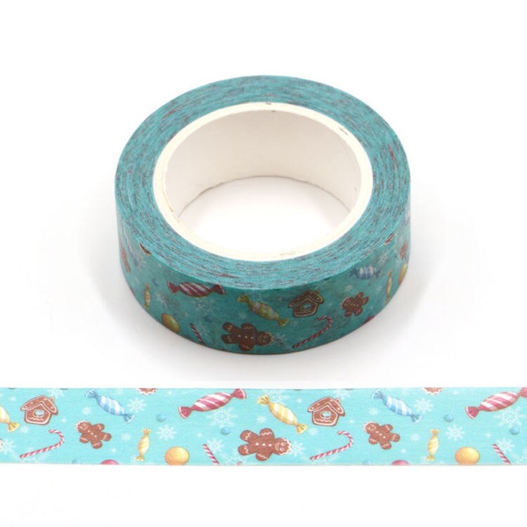 Merry Christmas foil Masking Washi Tape Decorative Adhesive Tape Decora Diy Scrapbooking Sticker Label Stationery: 10