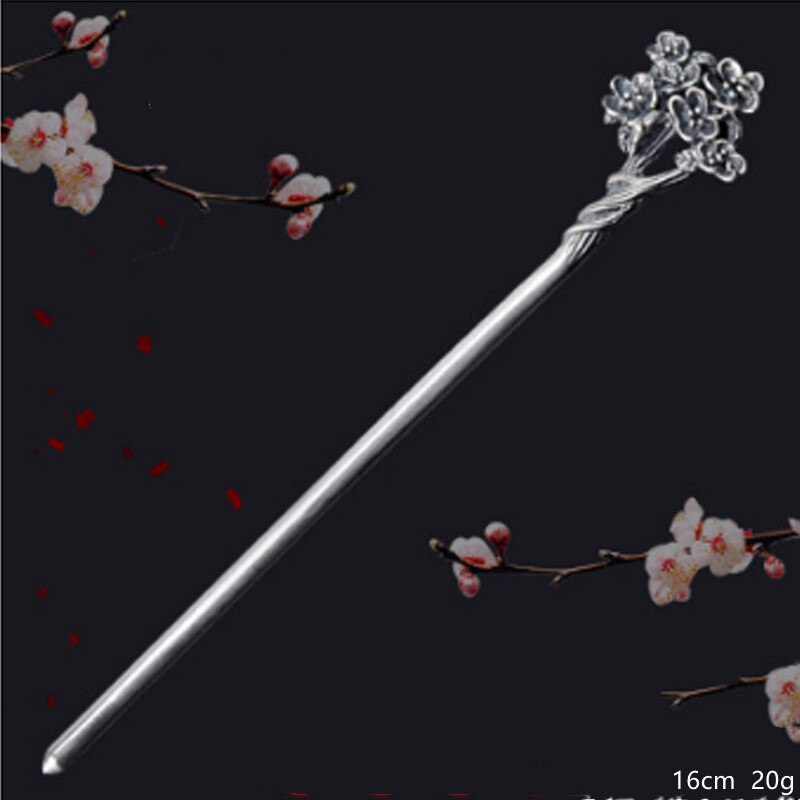 Bocai  s925 haaraccessoires aus sterlingsilber, 2022 beliebte kopfbedeckungen, haarnadeln aus reinem silber, schmuck für damen: E