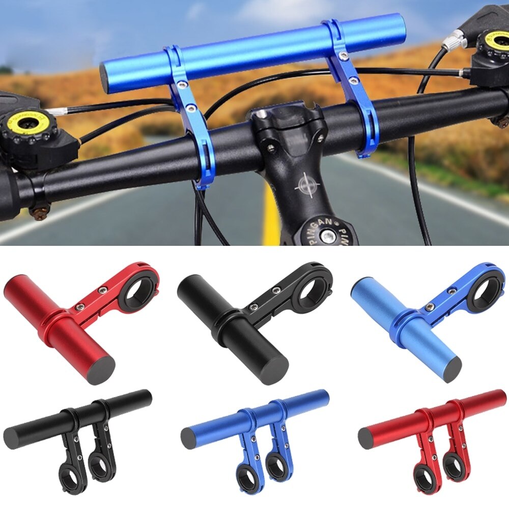 Prolongateur de guidon de vélo en Tube de carbone, support de phare de vélo de montagne vtt, accessoire de cyclisme