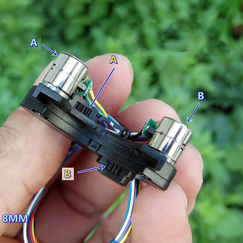 Two-phase Four-wire Stepper Motor With Deceleration Combination Dia 8MM 41Ohms Micro Motor for Digital Cameras