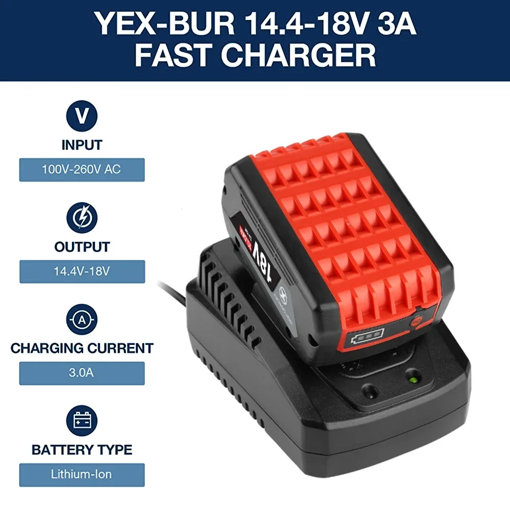 Oryginalny akumulator Bosch 18V 10000mAh Professional System Cordless Tool BAT609 BAT618 GBA18V 21700 Akumulator zamienny 18V