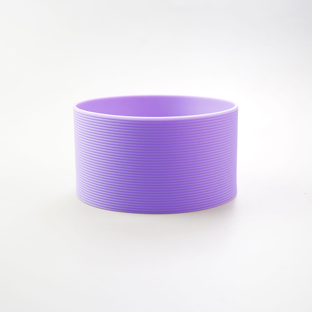 16 Kleuren 8.5Cm Siliconen Cup Cover Strepen Antislip Warmte Voor Glas Cup Mouwen 85Mm Geïsoleerde Water fles Cup Mouwen: MULTI