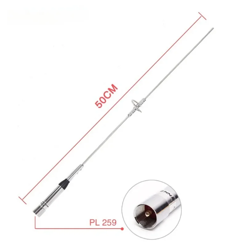 Baofeng nagoya NL-770S banda dupla uhf/vhf 144/430mhz 150w 2.15/3.0dbi antena sl16/UHF-J/m tipo rádio do carro antena de rádio móvel
