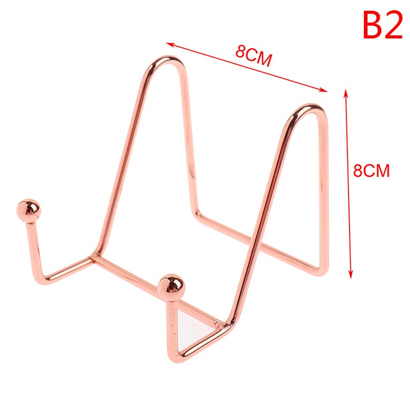 Art présentoir chevalet exquis bibliothèque plat support plat bol Photo cadre Photo livre piédestal support décoration de la maison: B2