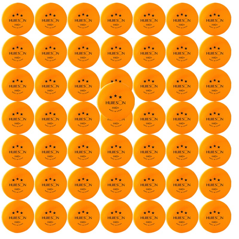 50/100pcs 3-Star Ping pong Ball H40+ ABS 2.8g Table Tennis Balls White Orange Amateur Advanced Training Competition