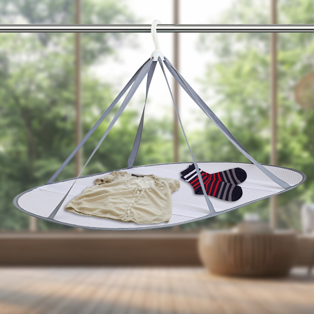 Mesh Clothes Hanging Dryer Abrasion Resistant Sweater Drying Basket Racks Hanging Clothes Laundry Net Mesh Basket Dryer Net