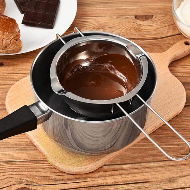 Melting Pot Boter Kaas Melt Kom 304 Rvs Chocolade Water-Proof Verwarming Smelten Pan Pan Bakken Fondue Potten