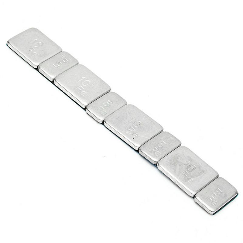 10pcs Universal Wheel Balance Weight Car Tire Adhesive Tire Balance Block Wheel Iron Tyre Balancer For Cars RC Boat Motorcycle