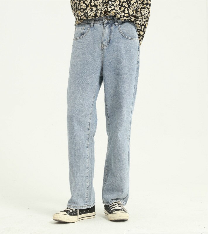 High Waist Loose Comfortable Jeans For Plus Size Fashionable Casual Straight Pants Mom Jeans Washed Boyfriend Jeans