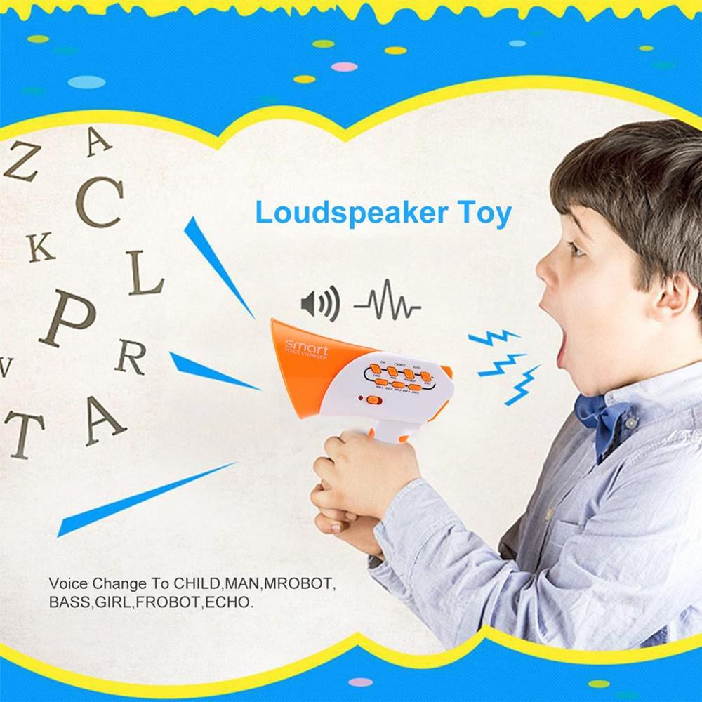 Magisk stemmeskifter flerkanals stemmeskifter intelligens håndholdt højttaler 7 lyde 5 musik barnestemmekonverter