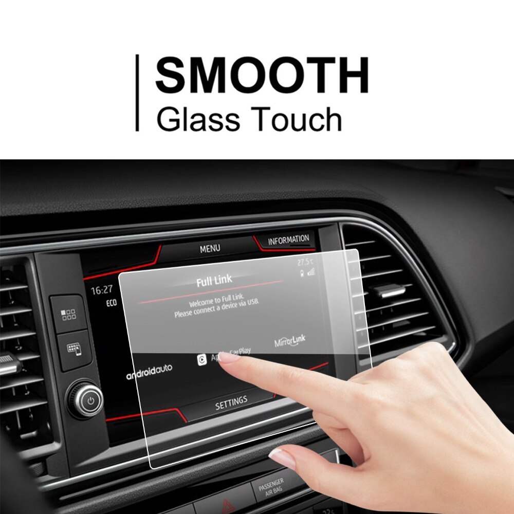 RUIYA Car Screen Protector For Leon X-Perience 8 Inch GPS Navigation Touch Center Display Auto Interior Accessories