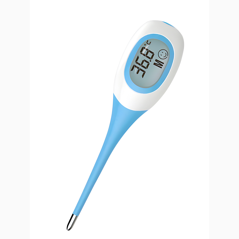Digital Electronic Thermometer Celsius Fahrenheit Soft Head Oral Body Temperature Outlet Thermometer for Children Adult: Default Title