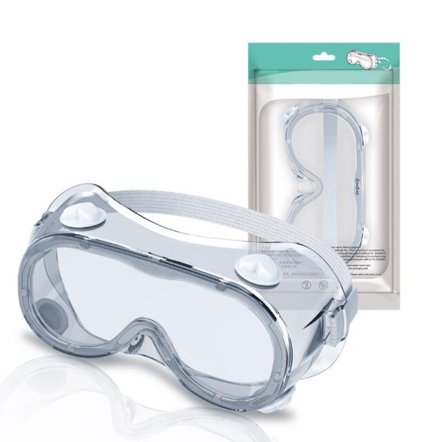 Children Transparent Protective Safety Glasses Work Eye Anti-Fog Antisand windproof Anti Dust Goggles Eye Protection for Kids: 1PC