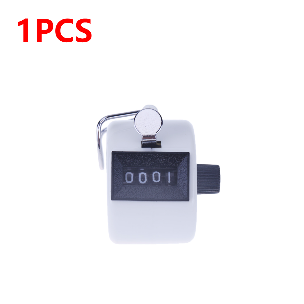 10/5/1 stücke Mini-Hand zähl zähler Anzeige manuelle Zählung Tally Timer 4-stellige Anzahl Zähler Fußball Golf Zähler max. 9999: Lavendel