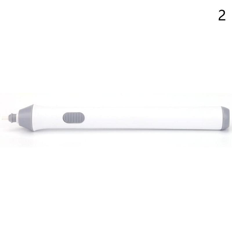 Goma de borrar eléctrica práctica para niños, goma eléctrica para escuela, 3 borradores, papelería, colores X2S1: white