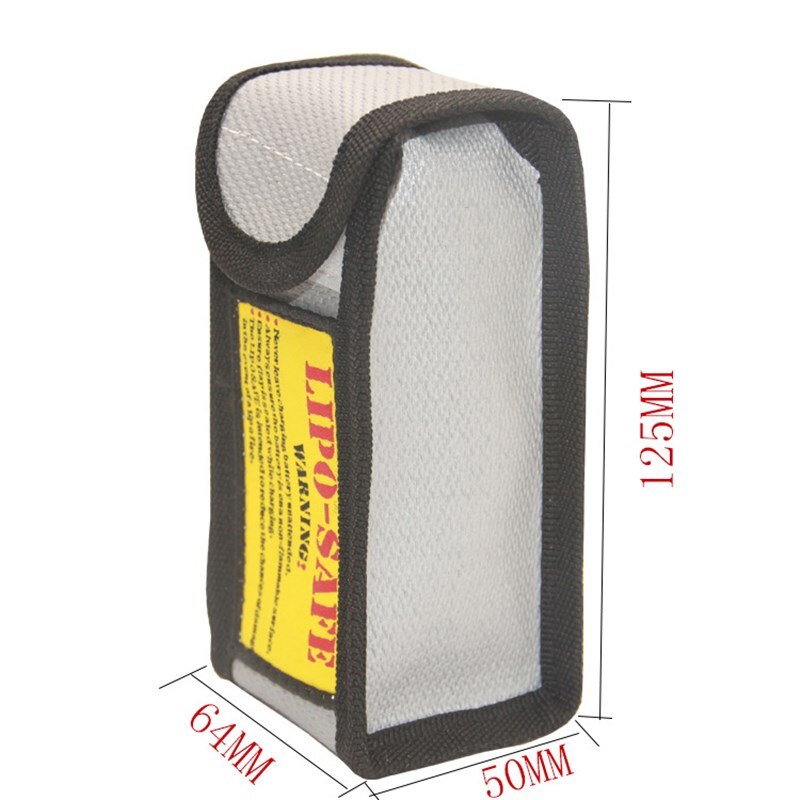 Lithium battery explosion-proof bag 125 * 64 * 50 safety bag for multifunctional model
