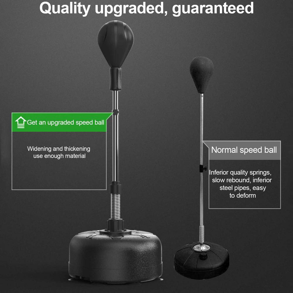 Boxing Speed Response Target High Durable Adjustable Height Training Boxing Ball Heavy Stand Punching Bag