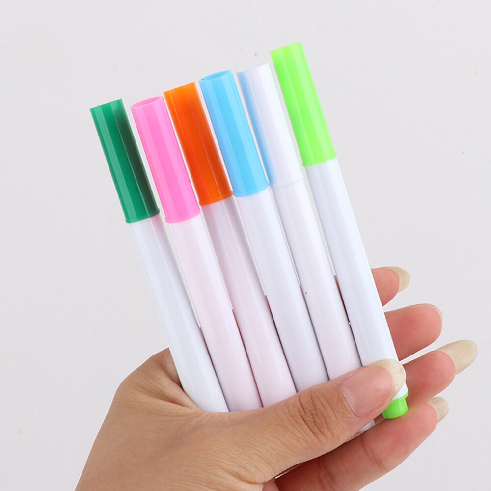 12 färger dammfria raderbara flytande krita markörer färgpennor för barn barn ritning målning födelsedag christma