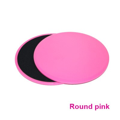 Fitness glide plate sliding plate of gliding disc development general coordination planing pad plate: Pink