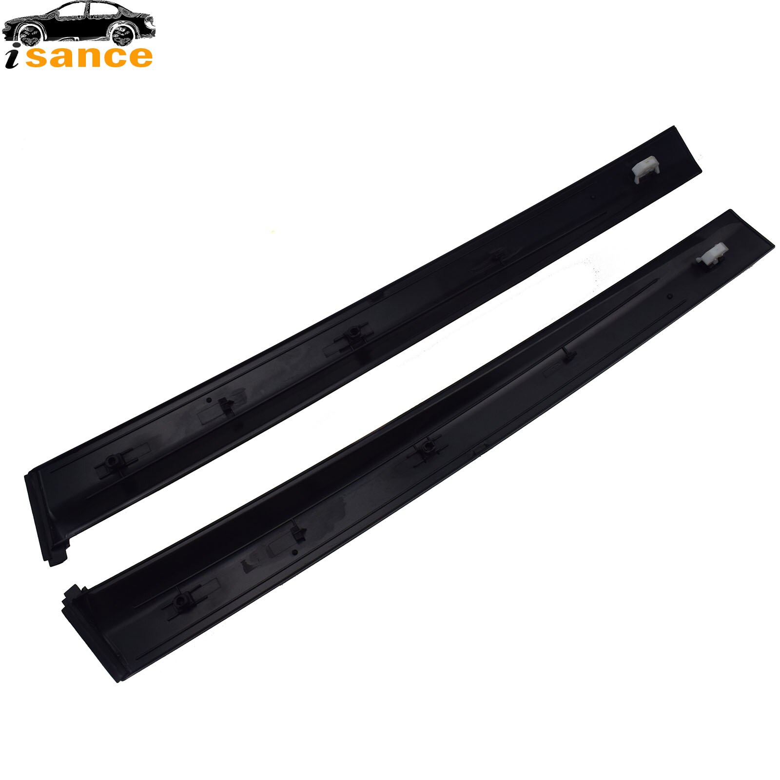 Isance Door Garnish Trim Pillar Sash Left Right Set For 1992 1993 1994-1995 Honda Civic 2Dr 3Dr 72430-SR3-003 72470-SR3-003