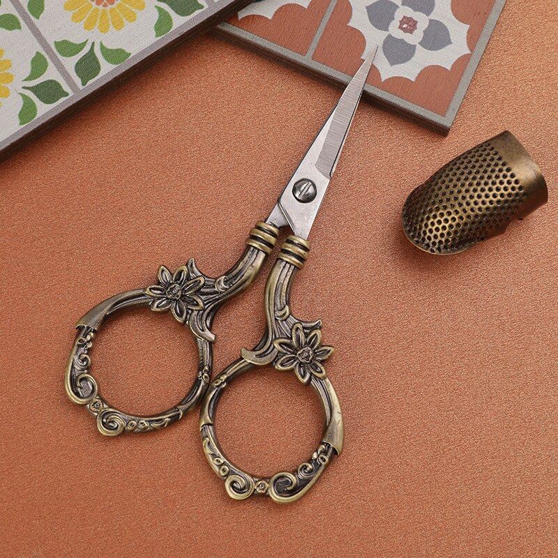 Shwakk tesoura de bordar aço inoxidável afiada cegonha tesoura para costura artesanato arte trabalho rosqueamento needlework ferramentas diy