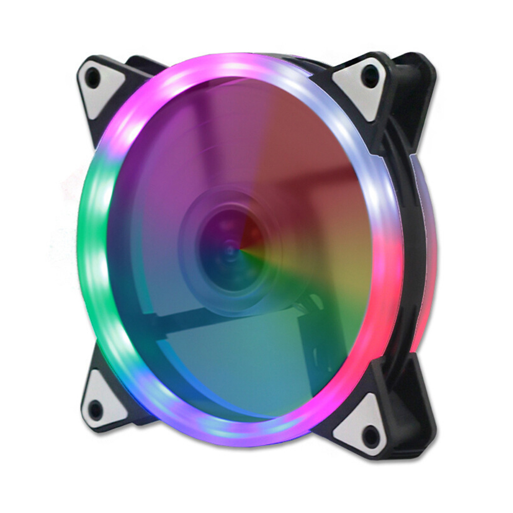 120mm PC Computer Case Fan Cooling Cooler 6PIN Adjustable RGB Led 12cm Mute Ventilador 5V DC ARGB Fans Adjust Speed Aura Sync: multicolor