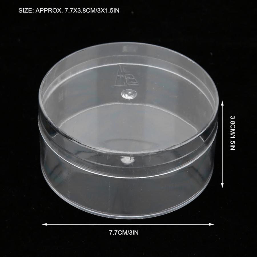 3 stk plast ur urværk rengøring vedligeholdelse reparation pot maskine kerne ur dele og tilbehør boks ur olie vaske krukke