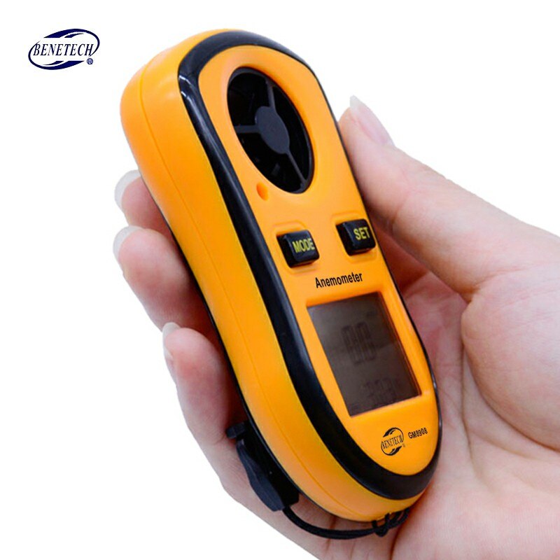 BENETECH GM8908 Digital-Anemometer 0-30 mt/s Handheld Wind Geschwindigkeit Messgerät Meter Luft Geschwindigkeit Temperatur Messung