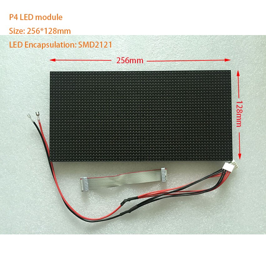 256*128Mm Led Module Pantalla Led P4 Indoor Reclame Panel Led Display P2.5 P3 P5 P10 led Matrix Ecran Kerst