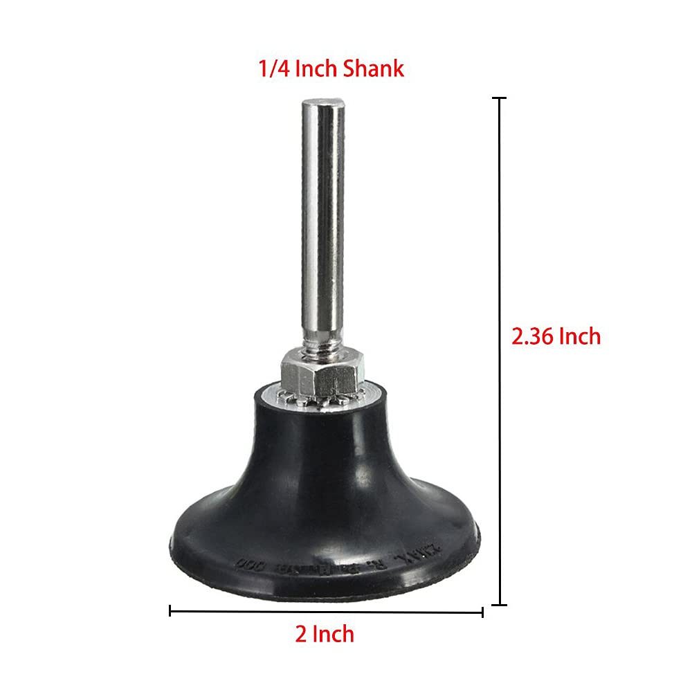3Pcs 1, 2, 3 Inch Sanding Disc Pad Holder 1/4" Shank Quick Change For Die Grinder Power Drill Sander Sanding Polishing Grinding: 2 Inch (1 Pcs)