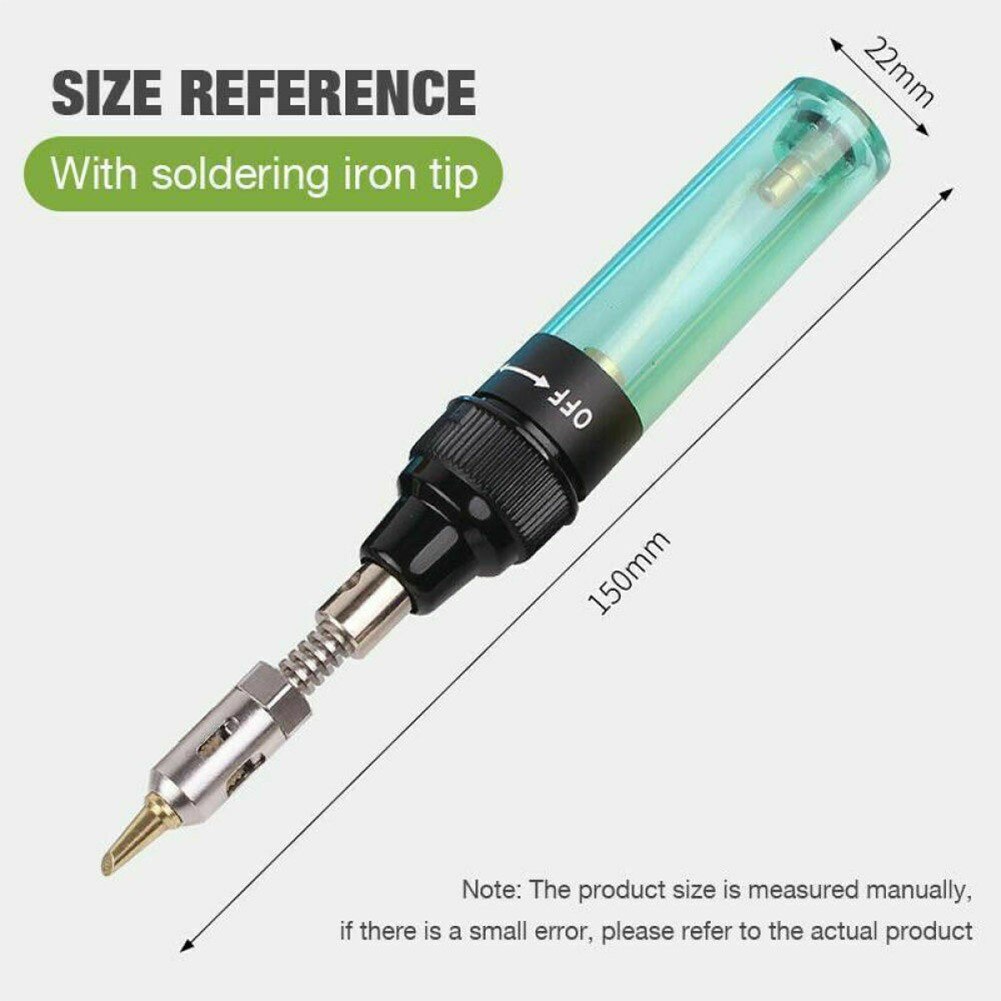 3 în 1 mini stilou portabil pentru fier de lipit cu gaz alcan 450 ℃ unealtă electrică de sudare cu lanternă fără fir pentru kit de lipit pentru fier de lipit