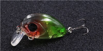 Le fish-Señuelos de Pesca ultraligeros, 32mm, 4g, micro wobbler, trucha, perca, Lucio, Crankbait flotante: Color D