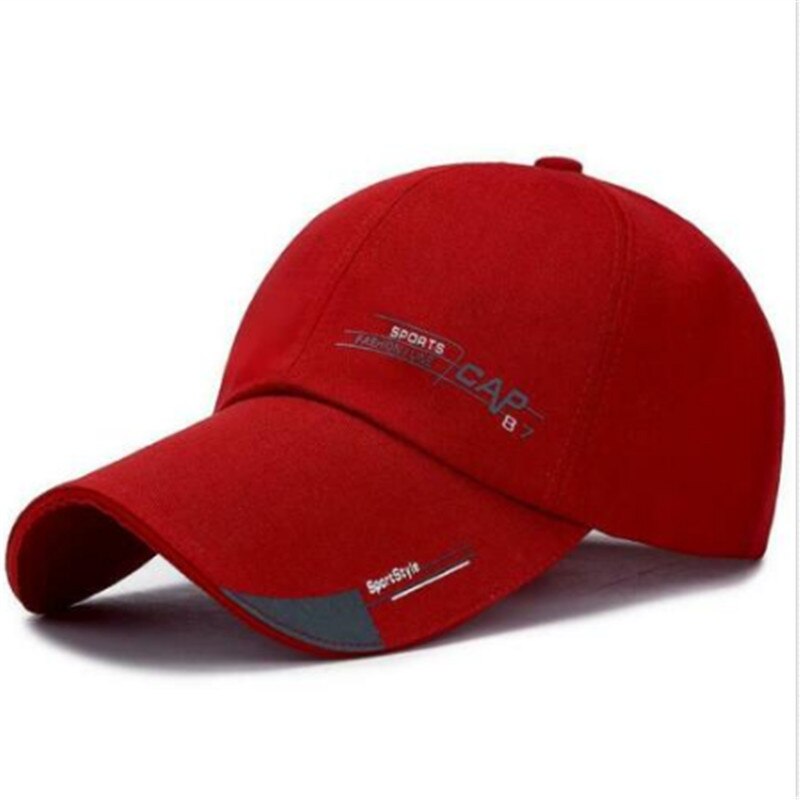 Summer Baseballs Cap Men Breathable Snapback Caps Unisex Adjustable Sport Hats Dad Hat Men Tennis Caps Women Bone: Red