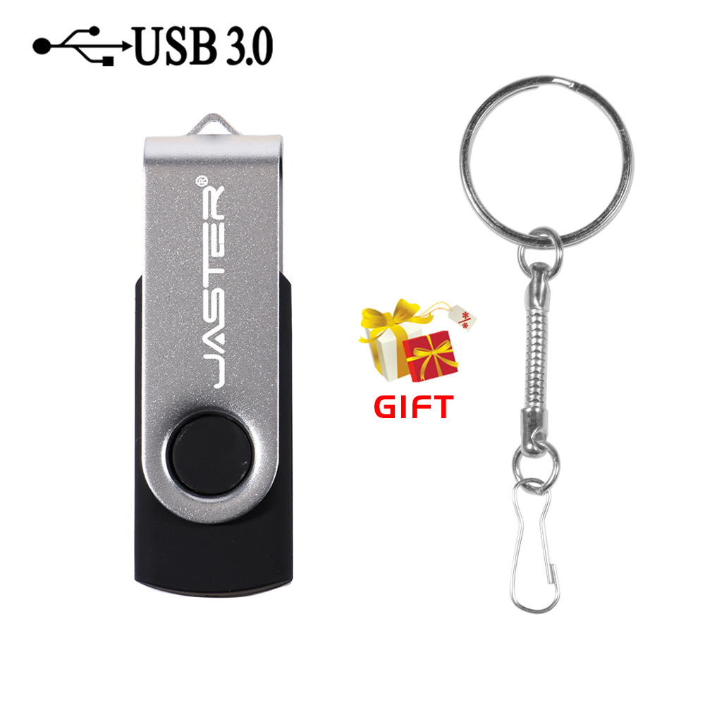 Roterbar farverig usb 3.0 -stik lilla 128gb pen drive rød 32gb nøglering sort memory stick business blå: Sort / 4gb