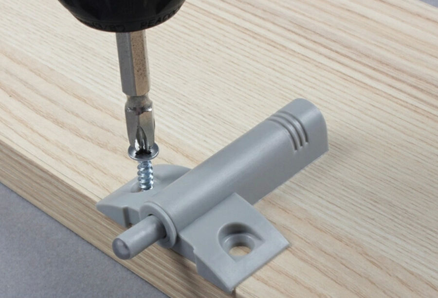 20 stks/partij Anti Vibratie Demper Rubber voor Keukenkast Deur Meubels & 40 Schroef