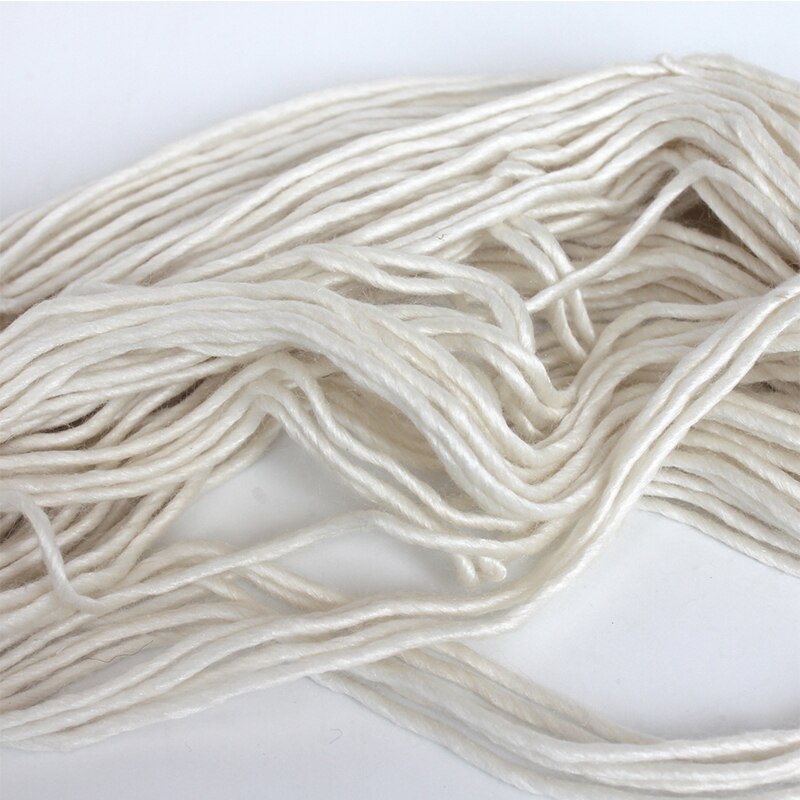 100G Silky Merino Ijslandse Garen Ongeverfde Hand Breien Haak Kamgaren Gewicht Diy Natuurlijke Witte