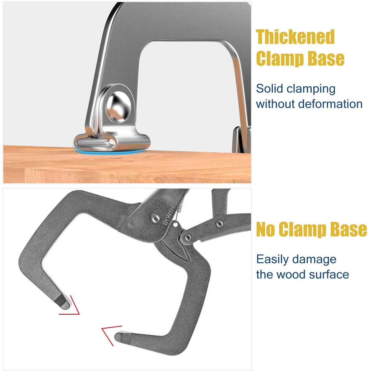 6 ''+ 9'' + 11 ''Vergrendeling C-Clamp Heavy Duty Ergonomische Grip C-Type Vergrendeling lassen Houtbewerking Tang Quick Release