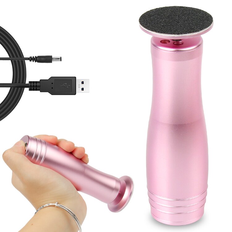 Pedicure Tool Electric Foot File Callus Remover Remover 360 Rotary with Replacement Sandpaper Foot Scraper