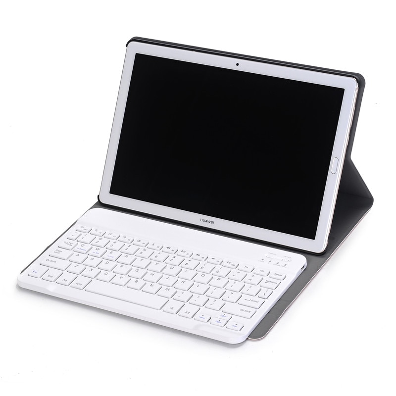 De Lujo funda de teclado para Huawei MediaPad M5 10 10,8 "Funda de cuero Soporte de teclado con Bluetooth Tablet caso de Huawei M5 Pro 10,8
