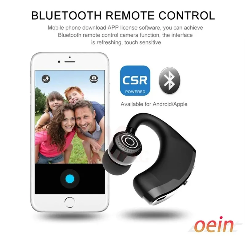 Draadloze Bluetooth-headset met enkel digitaal display, algemene zakelijke ruisonderdrukking 5.0 Bluetooth-headset met microfoon-headset