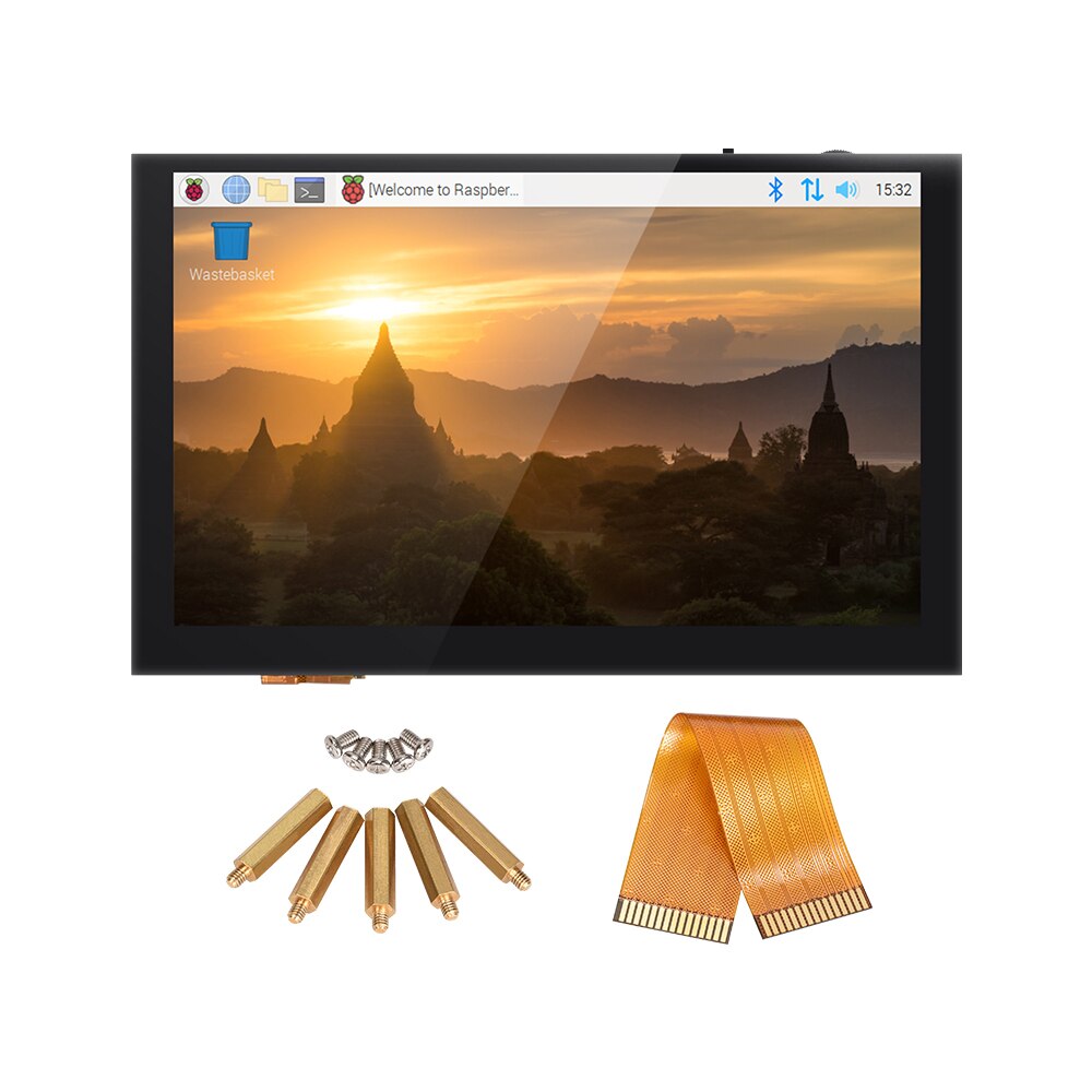 BIGTREETECH-pantalla táctil PITFT50 V2.0 PITFT70 PI TFT43, piezas de impresora 3D, pantalla LCD DSI, para Octoprint Raspberry Pi 4 3B Plus 2B