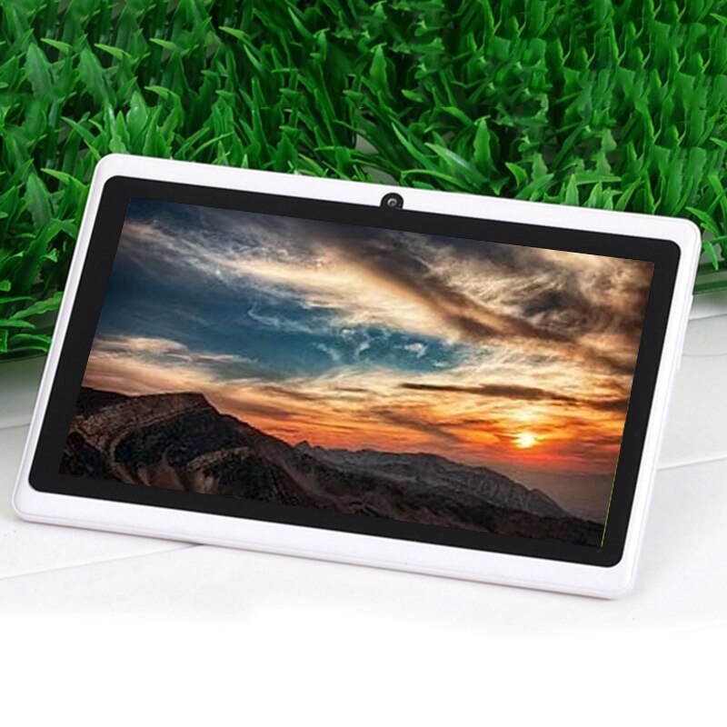 7 Inch Tablet Pc Q88 Android Systeem Allwinner A33 Quad-Core Wifi Bluetooth Druk Sn Camera Kinderen Tablet us Plug