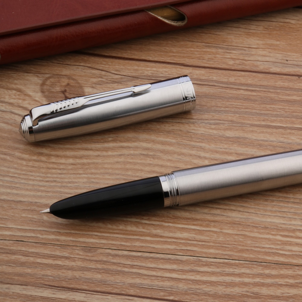 JINHAO 85 Fountain Pen stainless steel Feather Arrow classic Spin Stationery Office School Supplies: Default Title